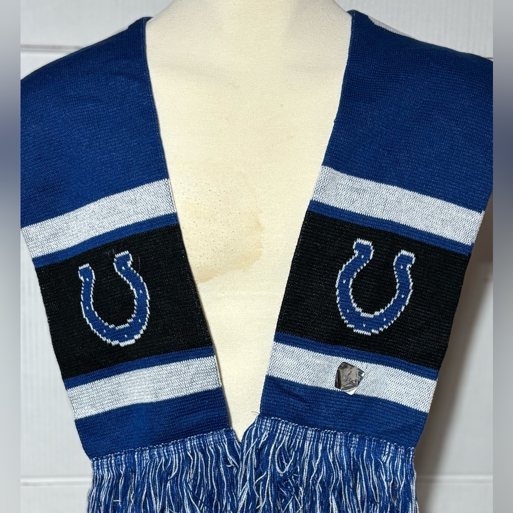 Indianapolis Colts NFL Winter Scarf, Unisex One Size approx 60” L